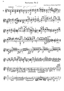 Nocturnes, Op.11: Nocturne Nr.2 by José Ferrer