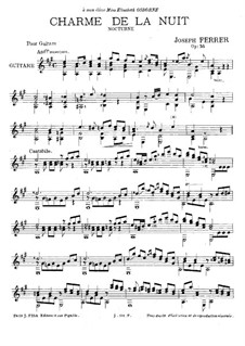 Charme de la nuit, Op.36: Charme de la nuit by José Ferrer