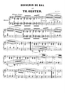 Souvenir de bal, Op.9 No.8: Souvenir de bal by Theodor Oesten