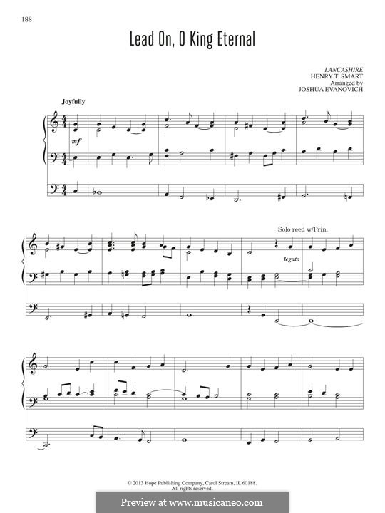 Lead on, o King Eternal: Für Orgel by Henry Smart