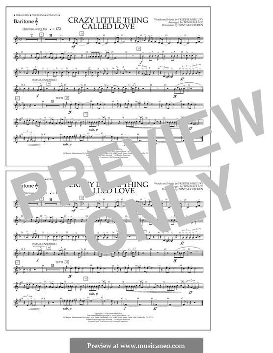 Marching Band version: Baritone T.C. part by Freddie Mercury