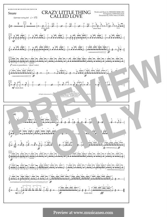 Marching Band version: Snare part by Freddie Mercury