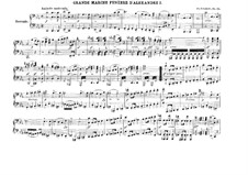 Grosser Trauermarsch zum Tode Alexander I, D. 859 Op.55: Für Klavier, vierhändig by Franz Schubert