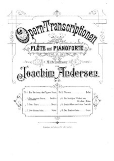 Operatranskriptioner, Op.45: Nr.3 Über Themen aus 'Die weisse Dame' von Boieldieu by Joachim Andersen