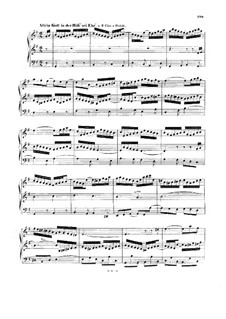 Choralvorspiele IV (Clavier-Übung III): Gloria. Allein Gott in der Höh' sei Ehr. Große Version, BWV 676 by Johann Sebastian Bach
