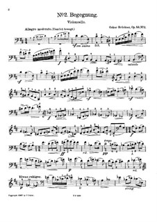 Begegnung, Op.53 No.2: Solostimme by Oscar Brückner