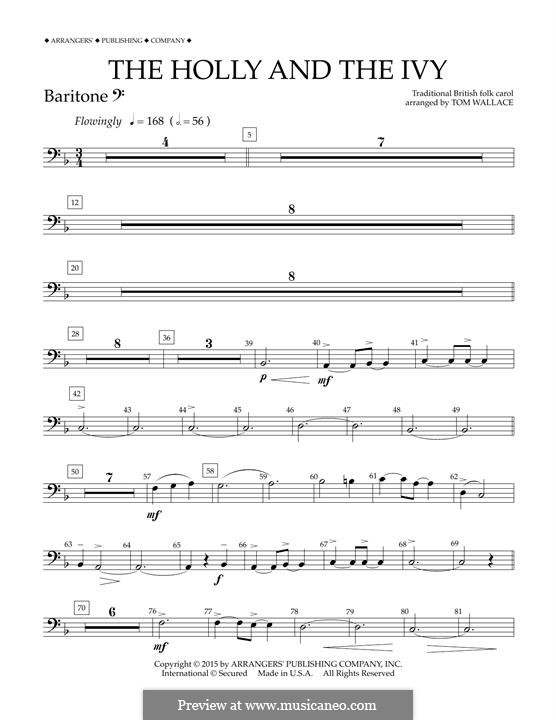 Concert Band version: Baritone B.C. part by folklore