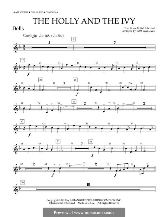 Concert Band version: Bells part by folklore