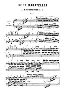 Bagatellen, Op.33: Bagatelle Nr.5 by Ludwig van Beethoven