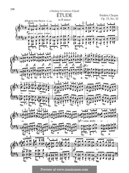 Nr.10 in h-Moll: Für Klavier by Frédéric Chopin