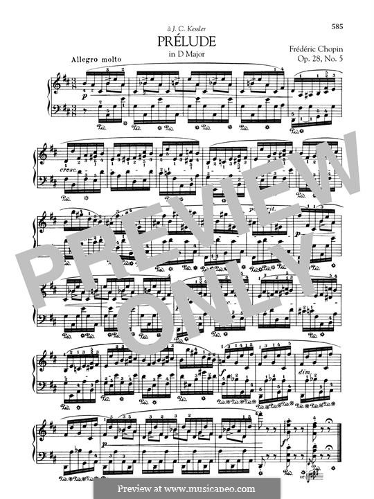 Nr.5 in D-Dur: Für Klavier by Frédéric Chopin