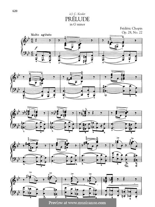 Nr.22 in g-Moll: Für Klavier by Frédéric Chopin