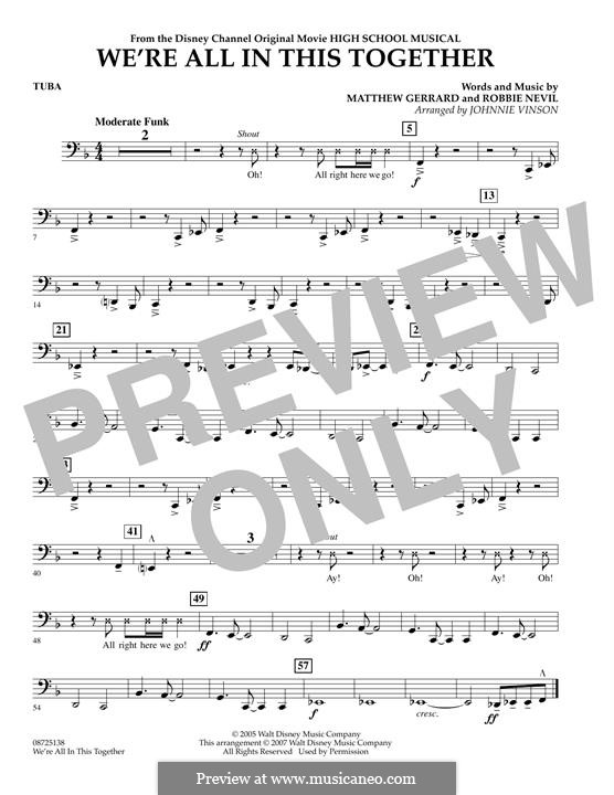 Version by Johnnie Vinson: Tubastimme by Matthew Gerrard, Robbie Nevil