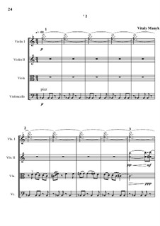 Streichquartett Nr.1, Op.25: Teil II by Vitalii Manyk
