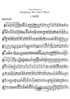 Sinfonie Nr.2 in c-Moll, WAB 102: Hörnerstimmen by Anton Bruckner