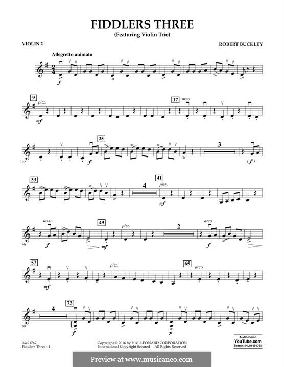 Fiddlers Three von R. Buckley - Noten auf MusicaNeo