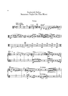 Sommernacht am Fluss: Violastimme by Frederick Delius