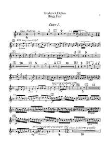 Brigg Fair : Oboen- und Englischhornstimmen by Frederick Delius