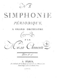 Sinfonie Nr.2 in D-Dur, Op.18: Violinstimme I by Muzio Clementi