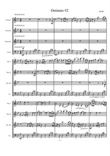 Four Ostinati for Strings: No.2 Tranquillo by Matthew Smith