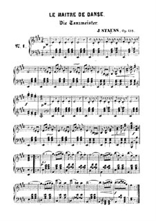 Die Tanzmeister, Op.135: Die Tanzmeister by Johann Strauss (Sohn)