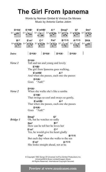 Guitar version: Für einen Interpreten by Antonio Carlos Jobim