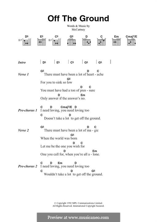 Off the Ground: Für Gitarre by Paul McCartney