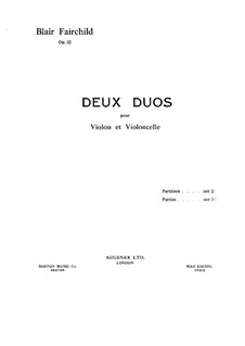 Zwei Duos für Violine und Cello, Op.32: Zwei Duos für Violine und Cello by Blair Fairchild