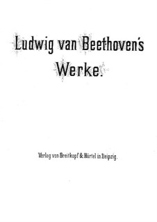 Quartett Nr.1 in F-Dur: Violinstimme I by Ludwig van Beethoven