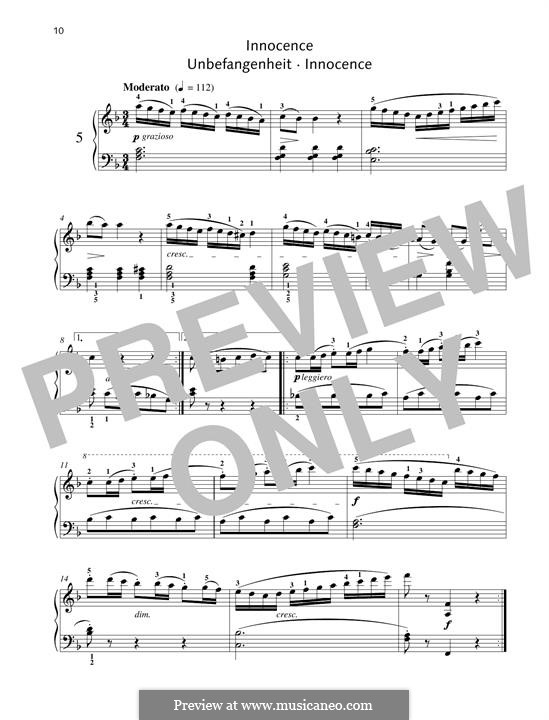 Nr.5 Unschuld: Für Klavier by Johann Friedrich Burgmüller