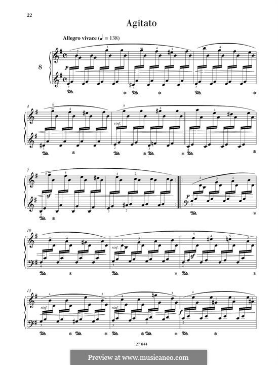 Etüde Nr.8: Für Klavier by Johann Friedrich Burgmüller