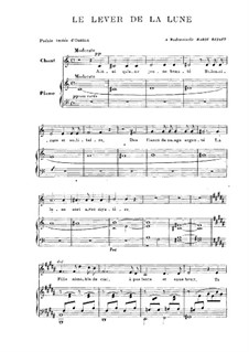 Le lever de la lune: Le lever de la lune by Camille Saint-Saëns
