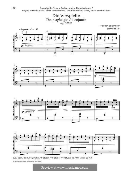 Etüde Nr.6: Für Klavier by Johann Friedrich Burgmüller