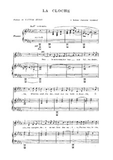 La cloche: French text by Camille Saint-Saëns