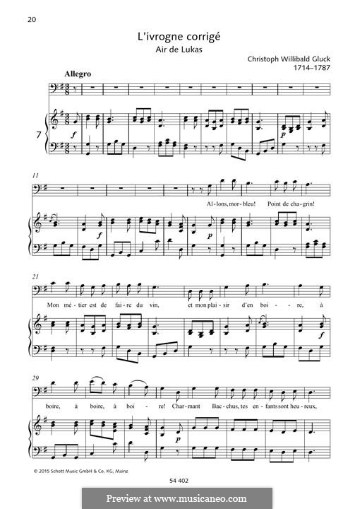 Allons, morbleu! Point de chagrin!: Allons, morbleu! Point de chagrin! by Christoph Willibald Gluck