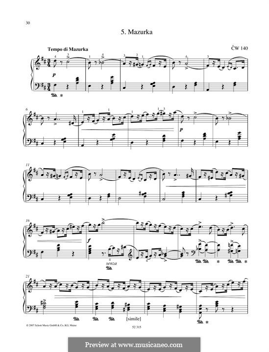 Nr.10 Mazurka: Für Klavier by Pjotr Tschaikowski