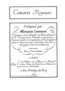 Quatre concerts royaux: Vollsammlung by François Couperin