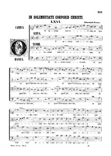 O sacrum convivium: Für Chor by Giovanni Croce