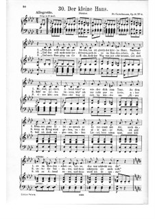 6 Gesänge, Op.11: Nr.6 Der kleine Hans by Friedrich Curschmann