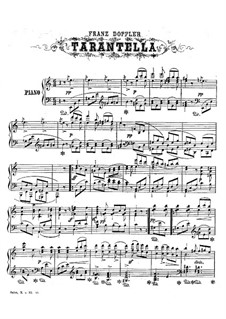Tarantelle: Für Klavier by Franz Doppler