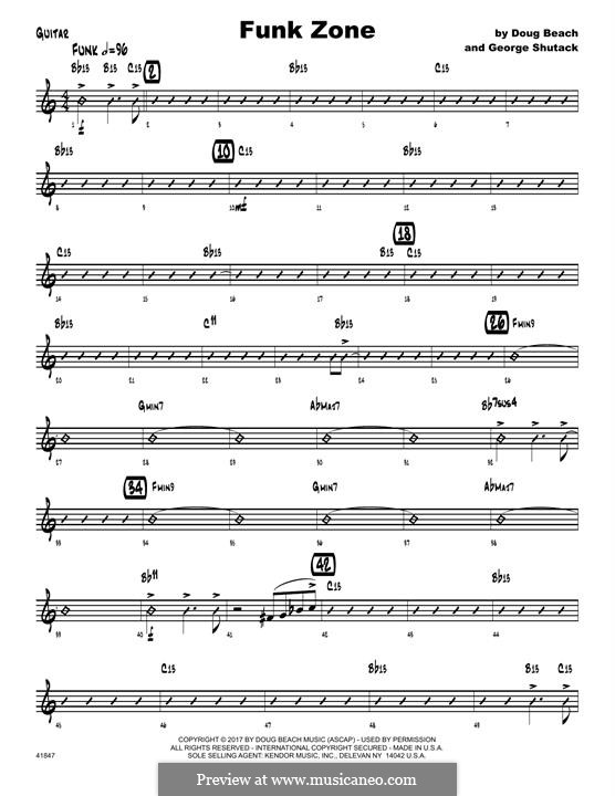 Funk Zone: Gitarrenstimme by Doug Beach