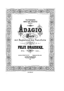 Adagio für Waldhorn und Klavier, Op.31: Adagio für Waldhorn und Klavier by Felix Draeseke