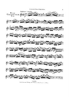 Benedicam Dominum, HV 55: Violinstimme I by Joseph Eybler