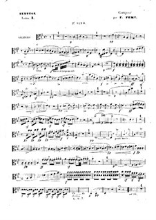 Streichsextett in A-Dur: Violastimme II by François Fémy