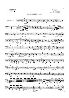 Streichsextett in A-Dur: Cellostimme by François Fémy