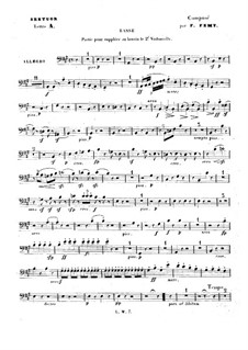 Streichsextett in A-Dur: Kontrabass-Stimme by François Fémy