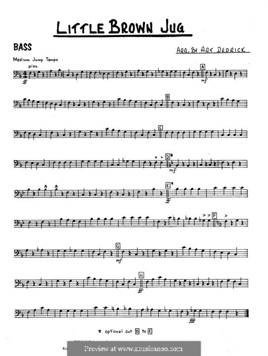 Little Brown Jug: Bassstimme by folklore