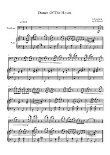 Dance of the Hours: Für Posaune und Klavier by Amilcare Ponchielli