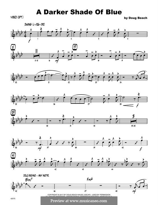 A Darker Shade of Blue: Vibes part by Doug Beach