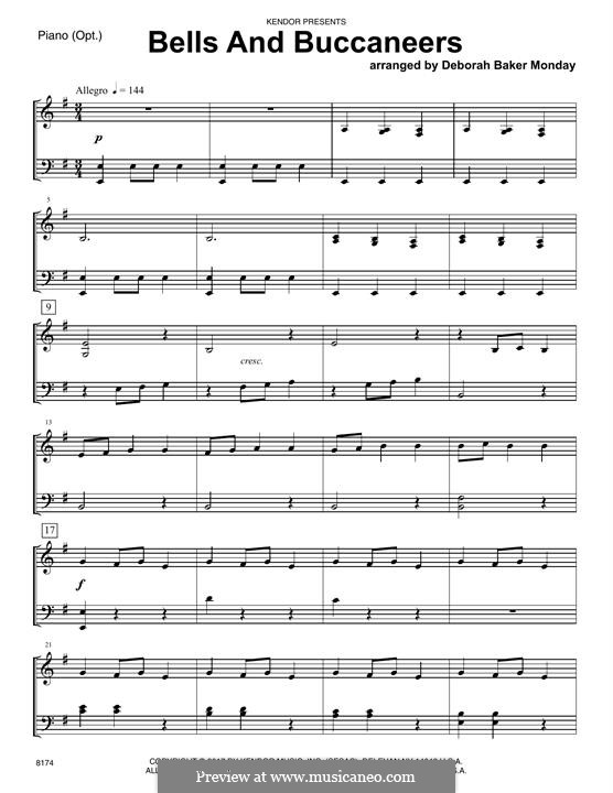 Bells and Buccaneers: Piano Accompaniment by folklore